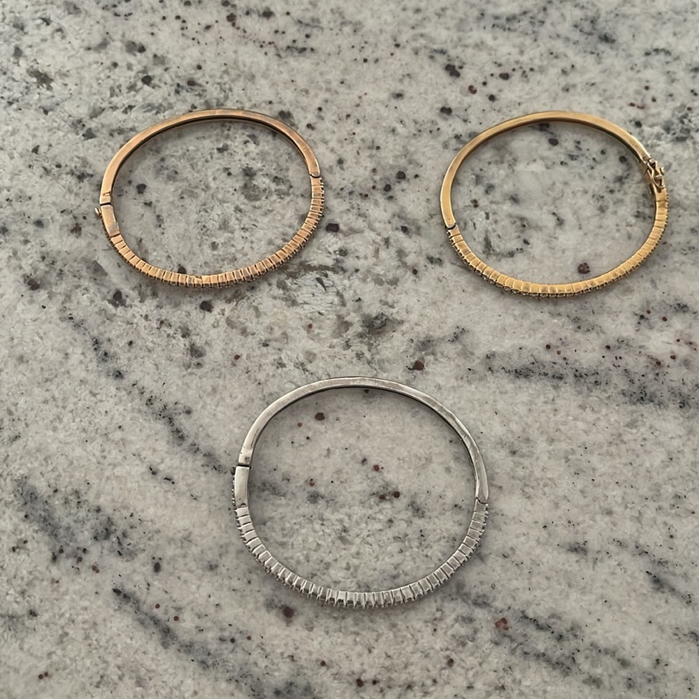 Trio Italian bracelets - Picture 2 of 11